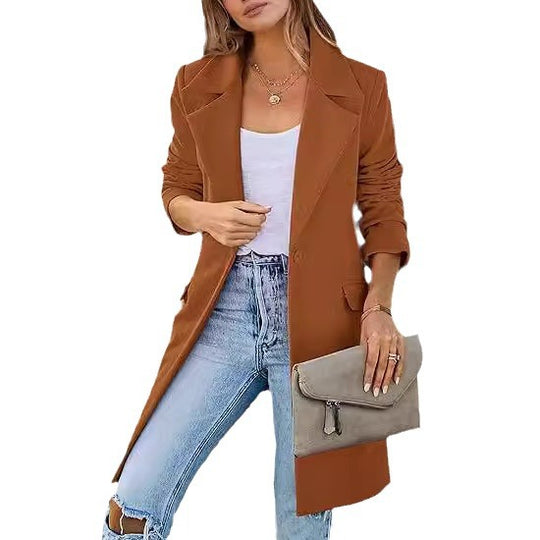Damen eleganter Überwurf mit modernem Schnitt R&B