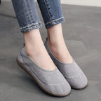 Damen bequeme Slip-On Schuhe mit atmungsaktivem Gewe