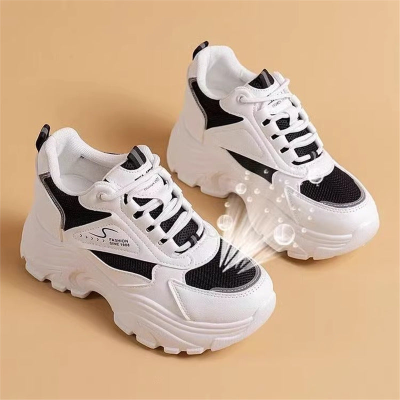 Damen Sportliche Chunky Sneakers mit gepolsterter Sohle und atmungsaktivem Obermaterial R&B