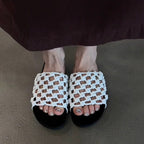 Damen Komfortable Clogs mit geflochtenem Design und gepolsterter Innensohle R&B