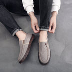 Damen bequeme Slip-On Schuhe aus atmungsaktivem Textilmaterial