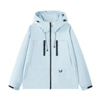 Herren wasserabweisende Outdoor-Jacke mit verstellbarer Kapuze und multifunktionalen Taschen R&B