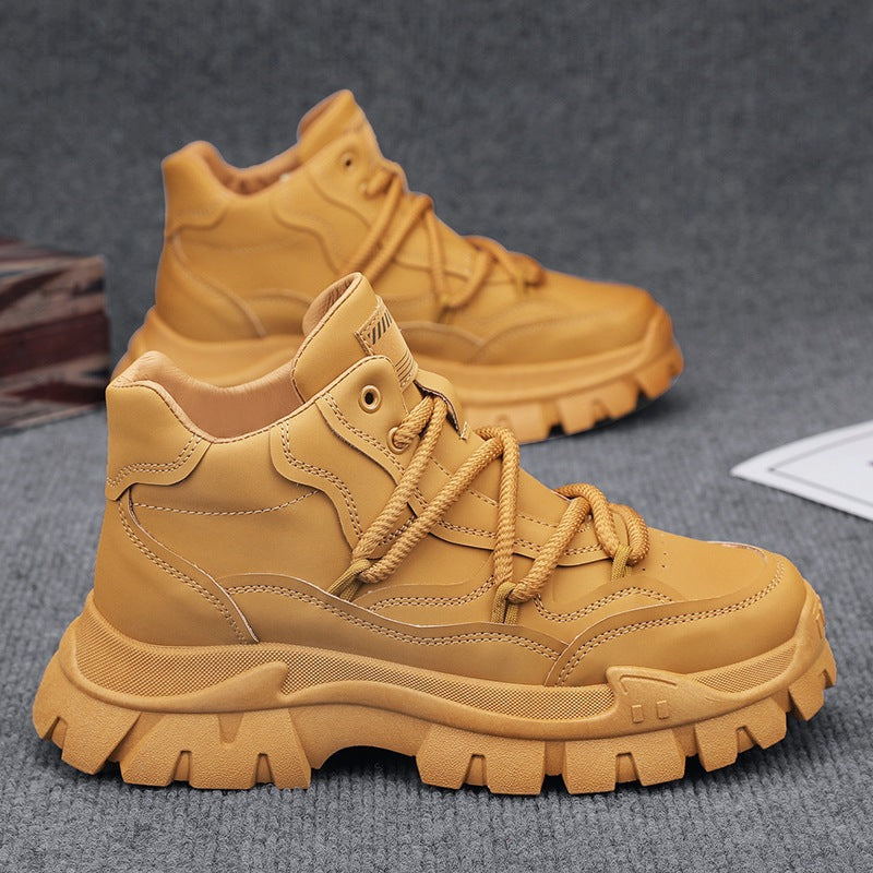 Damen Trendige High-Top Sneakers mit rutschfester Sohle und dämpfender Innenausstattung R&B