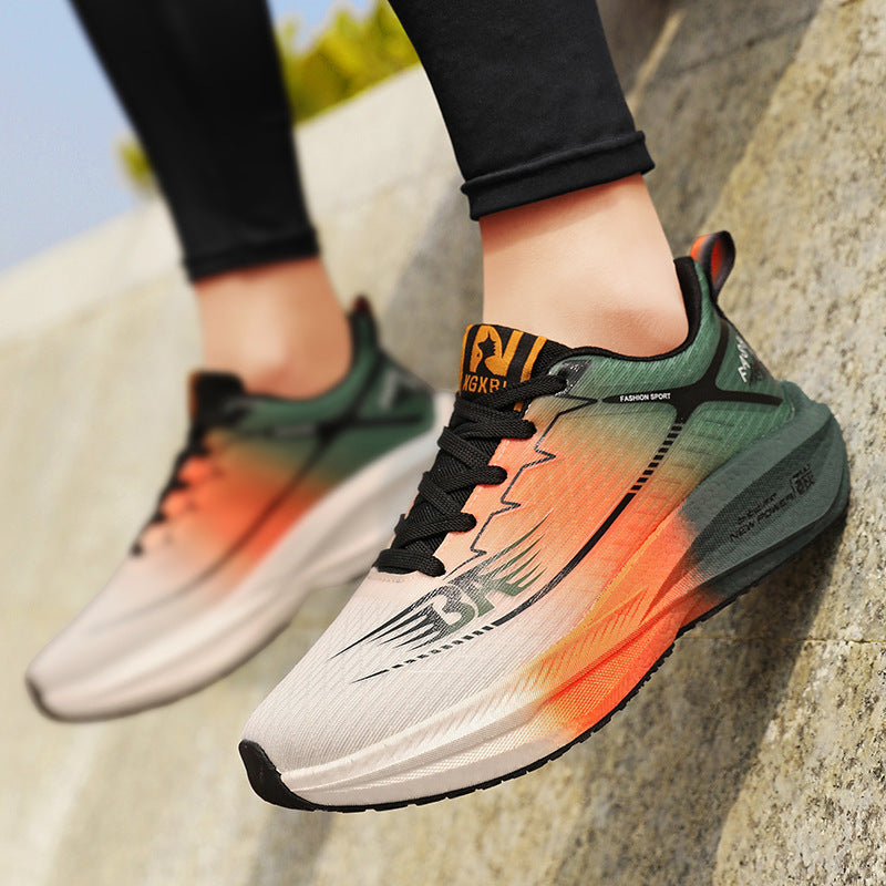 Damen Sportliche Laufschuhe mit atmungsaktiver Mesh-Oberfläche und dämpfendem Sohlenprofil R&B
