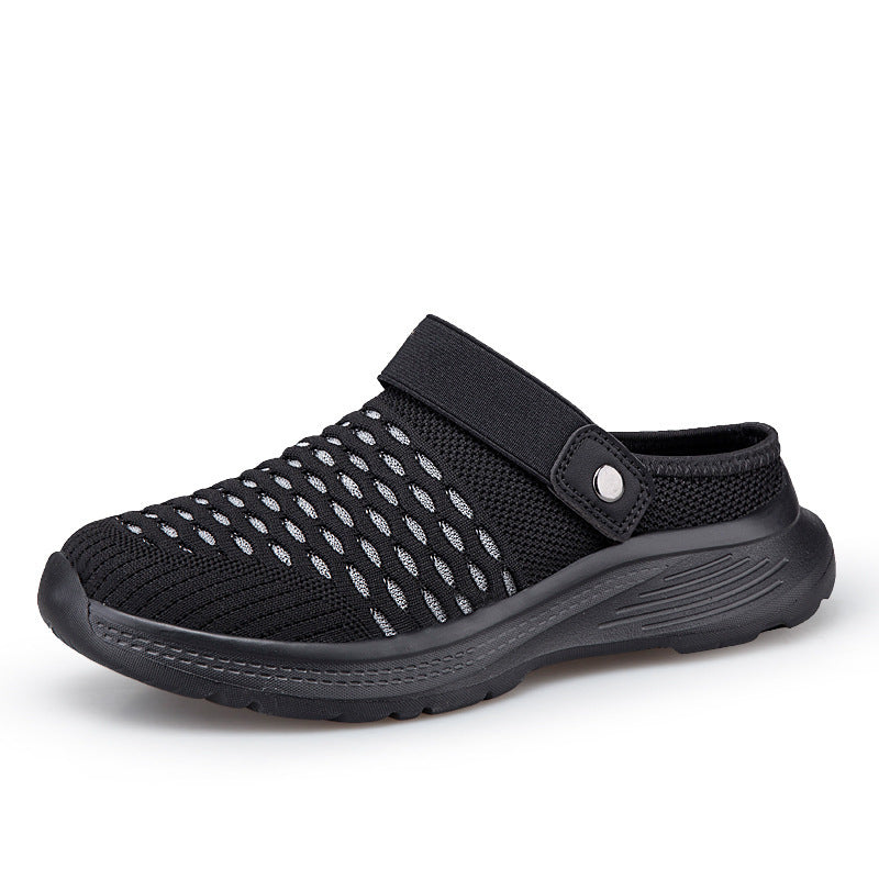 Damen Atmungsaktive Clogs mit elastischem Riemen R&B