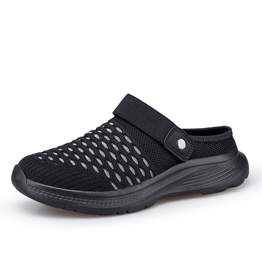 Damen Atmungsaktive Clogs mit elastischem Riemen R&B
