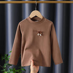 Mädchen Langarmshirt mit elegantem Stehkragen und filigraner Bestickung R&B