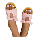 Damen Slipper mit dekorativem Schleifen-Detail und komfortabler Innensohle R&B