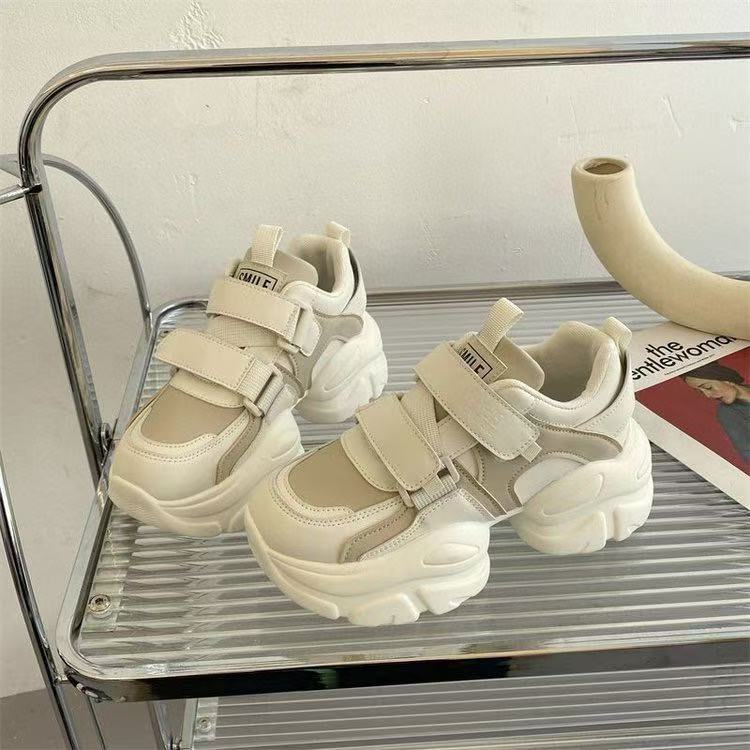 Damen Sneakers mit dämpfenden Klettverschlüssen und atmungsaktiver Obermaterialstruktur R&B