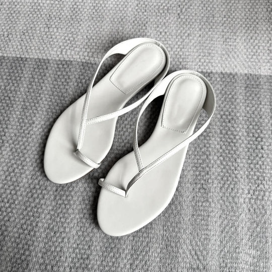 Damen Elegante Zehentrenner-Sandalen mit modischem Riemendesign R&B