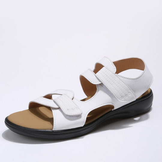 Damen Komfortable Sandalen mit verstellbaren Klettverschlüssen und anatomischem Fußbett R&B