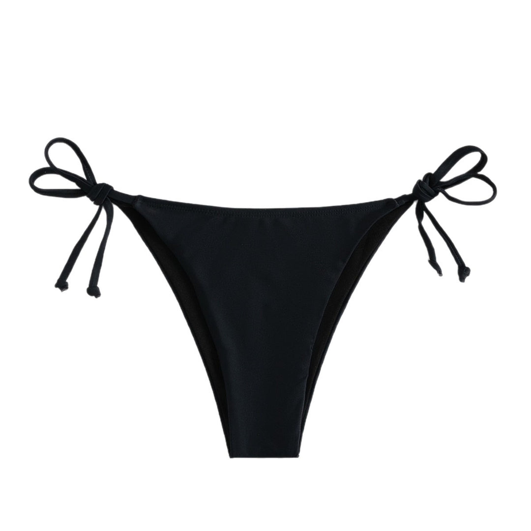 Damen Bikinislip mit verstellbaren Seitenbändern und hohem Beinausschnitt R&B