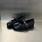 Damen Elegante Ballerinas mit modischem Riemenverschluss R&B