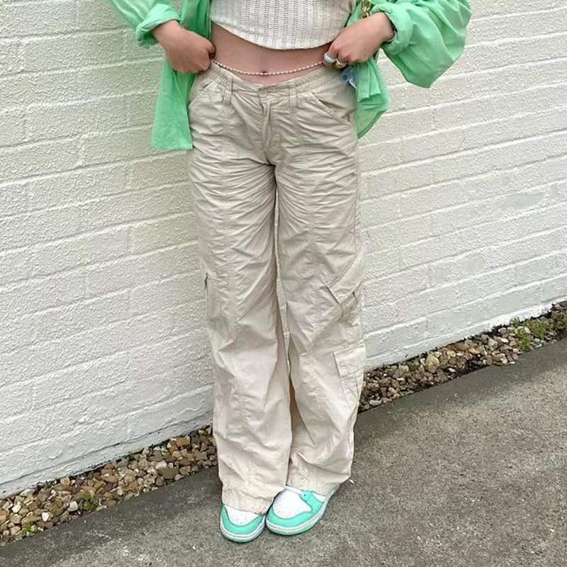 Damen Cargo-Hose mit weitem Schnitt und praktischen Seitentaschen R&B