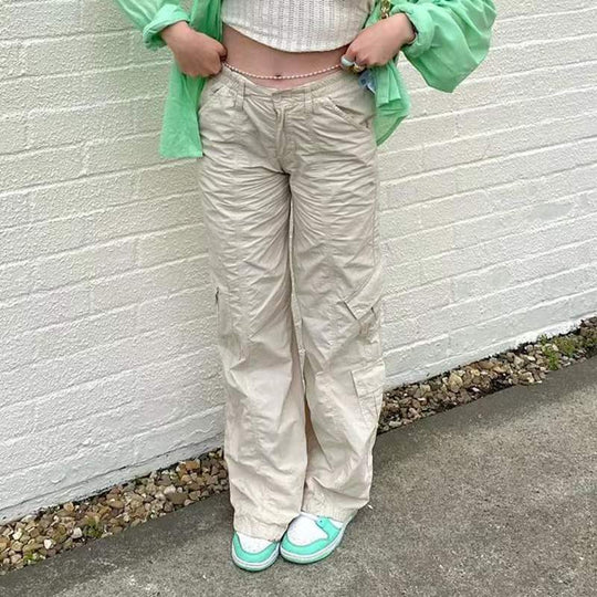 Damen Cargo-Hose mit weitem Schnitt und praktischen Seitentaschen R&B