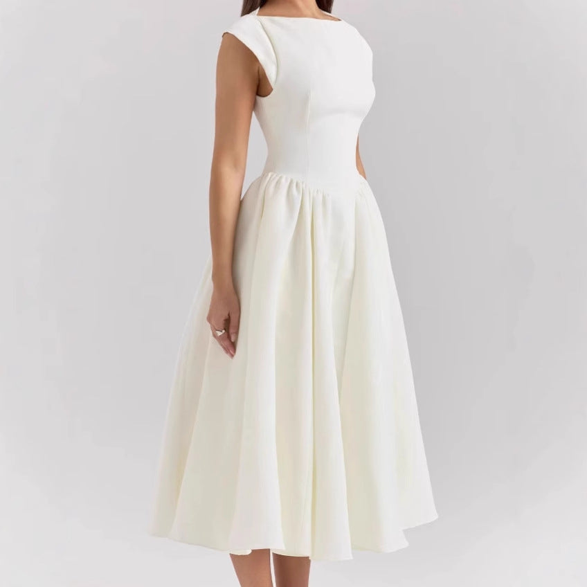 Damen Elegantes Ballkleid mit Tüllrock und Rückenreißverschluss R&B