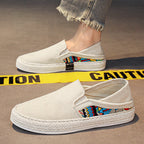 Damen Slip-On Schuhe aus strapazierfähigem Canvas