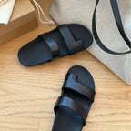 Damen stilvolle Wellness-Sandalen mit verstellbaren Riemen