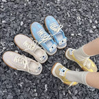 Damen Sportliche Sneaker mit einzigartiger Schnürung
