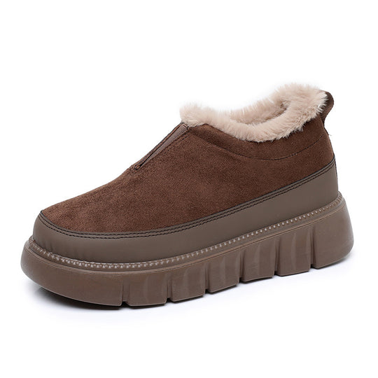 Damen Winter-Slipper mit Kuschel-Innenfutter und rutschfester Sohle R&B