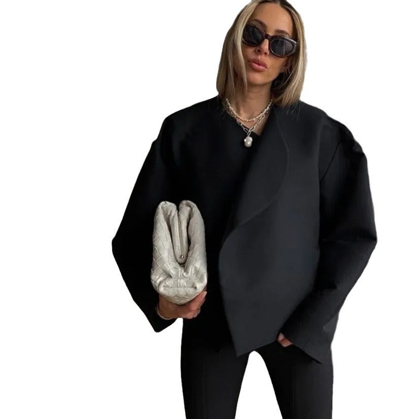 Damen Oversized Couture-Jacke mit strukturiertem Schnitt R&B