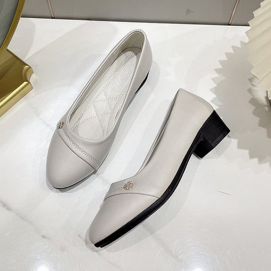 Damen elegante Ballerinas mit modischem Schmuckdetail R&B