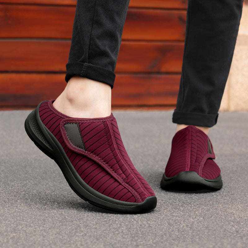 Damen Bequeme Hausschuhe mit rutschfester Sohle und elastischem Obermaterial R&B