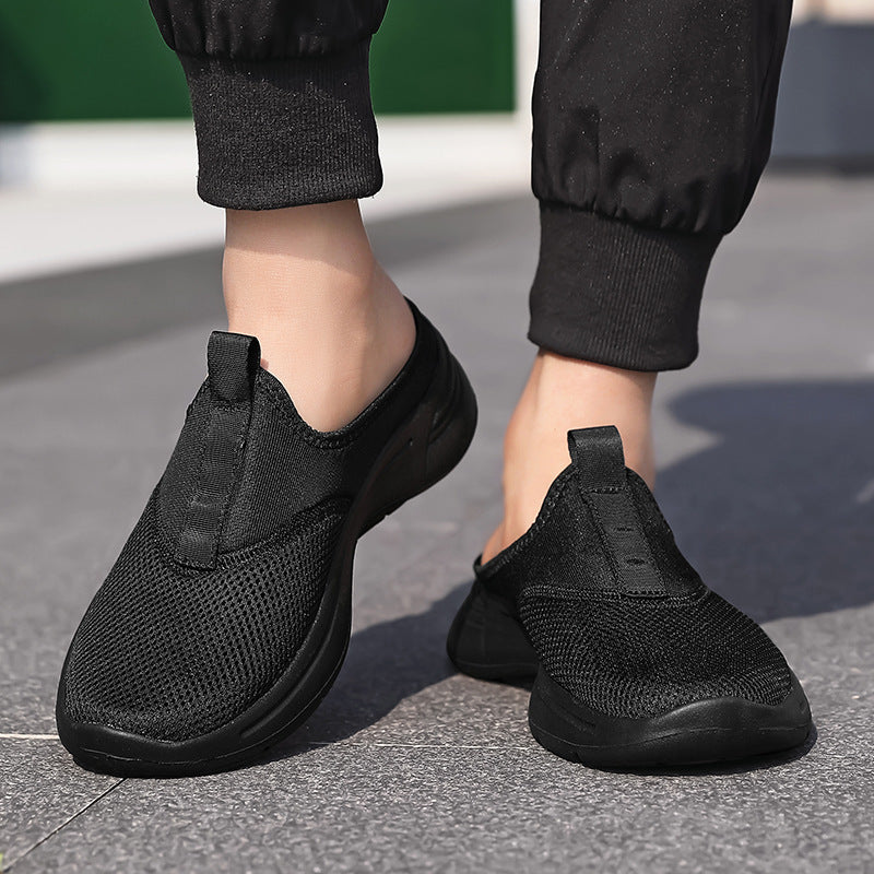 Damen Atmungsaktive und flexible Slip-On Freizeitschuhe