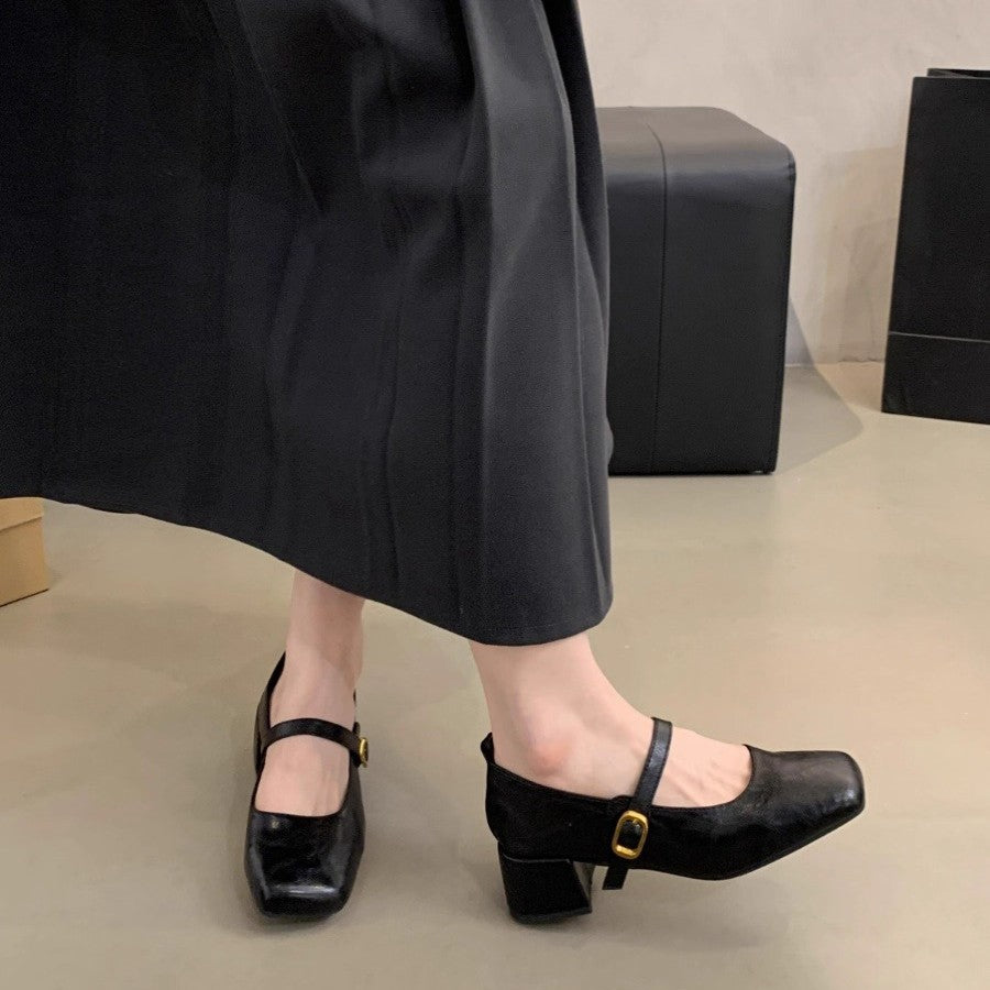 Damen Ballerinas mit modischem Riemchen und komfortablem Fußbett R&B