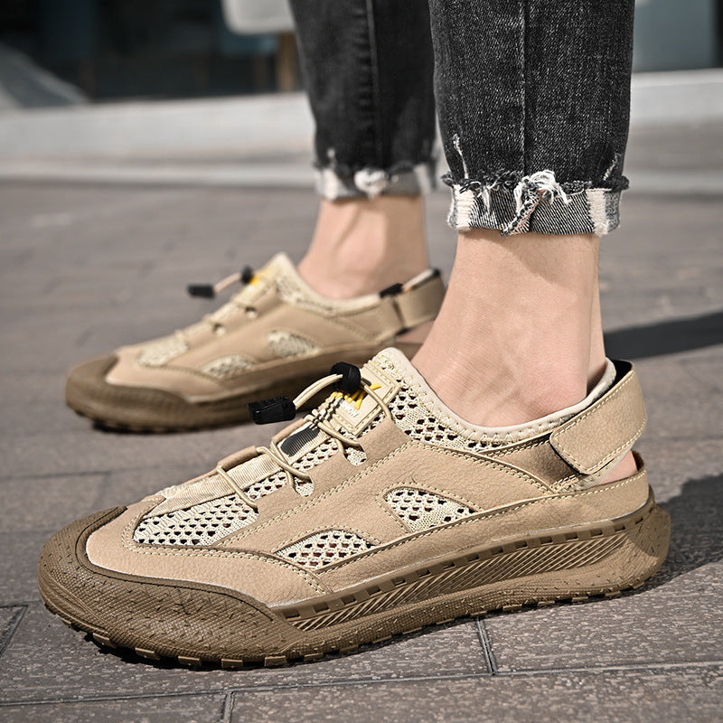 Damen Atmungsaktive Outdoor-Sandalen mit elastischem Schnürsystem R&B