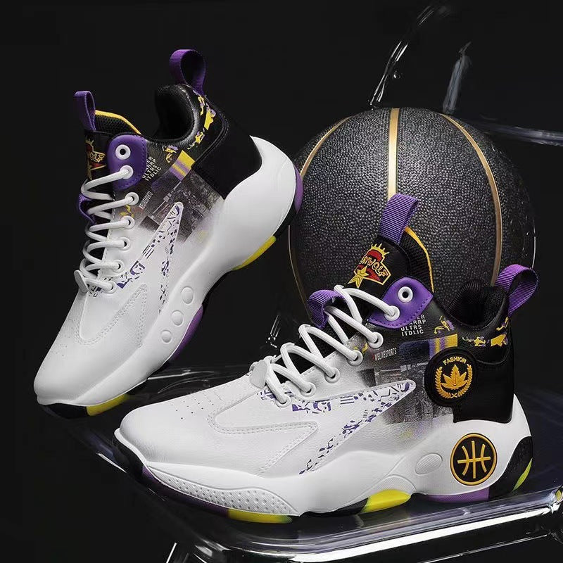 Damen Hochwertige Basketball-Sneaker mit atmungsaktivem Obermaterial und dämpfendem Fußbett