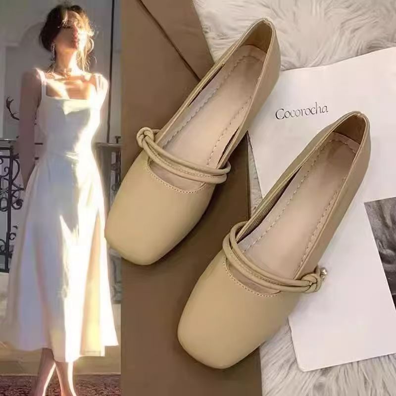 Damen Ballerinas mit elegantem Knoten und komfortablem Fußbett R&B