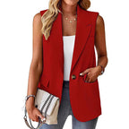 Damen Stylischer Blazer-Weste R&B