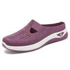 Damen Slip-On Freizeitschuhe mit atmungsaktivem Obermaterial und rutschfester Sohle R&B