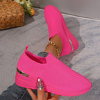 Damen bequeme Sneakers im Leopardenmuster R&B