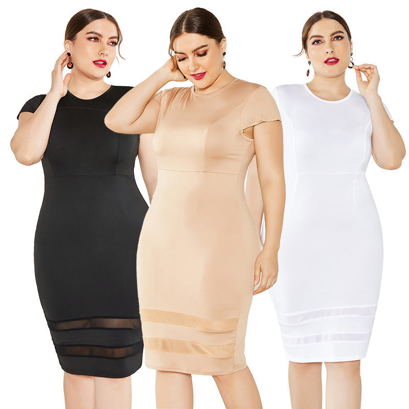 Damen figurbetontes Cocktailkleid R&B