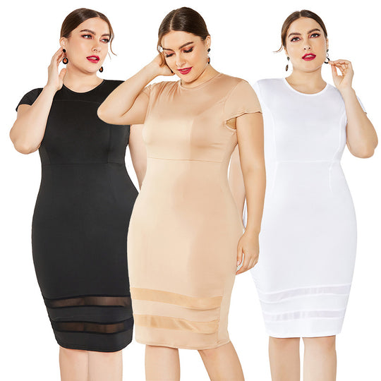 Damen figurbetontes Cocktailkleid R&B