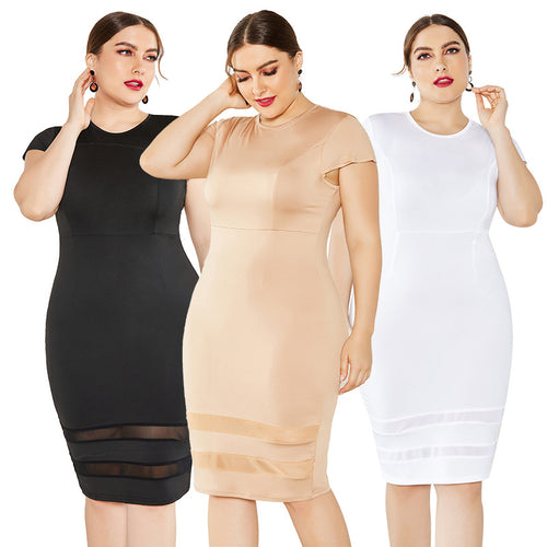Damen figurbetontes Cocktailkleid R&B