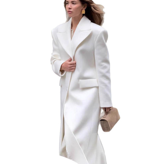 Damen oversized Wollmantel R&B