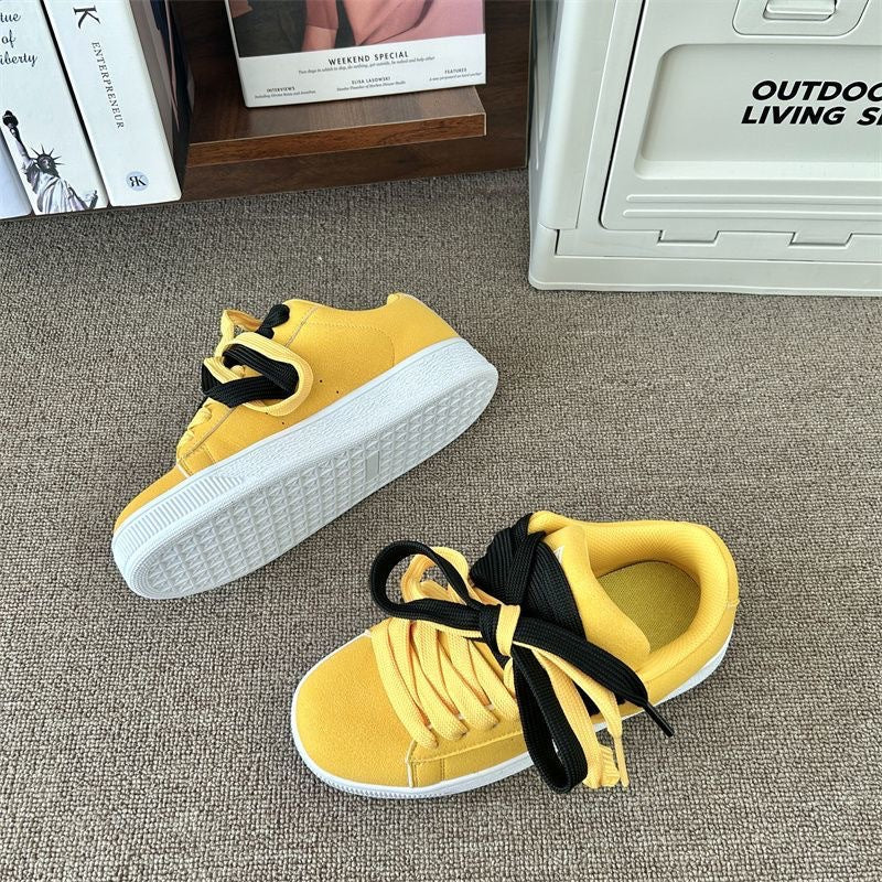 Damen Sneakers im Retro-Stil mit gepolsterter Zunge und atmungsaktivem Obermaterial