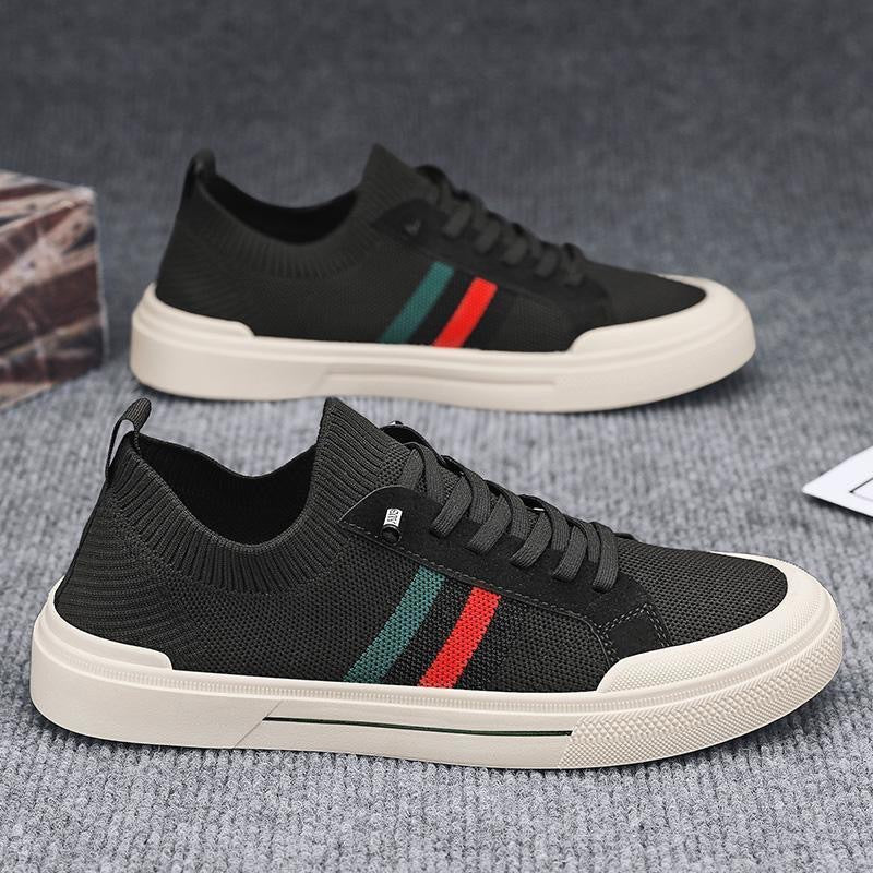 Damen Sportliche Sneakers mit strukturiertem Obermaterial und elastischem Komfort