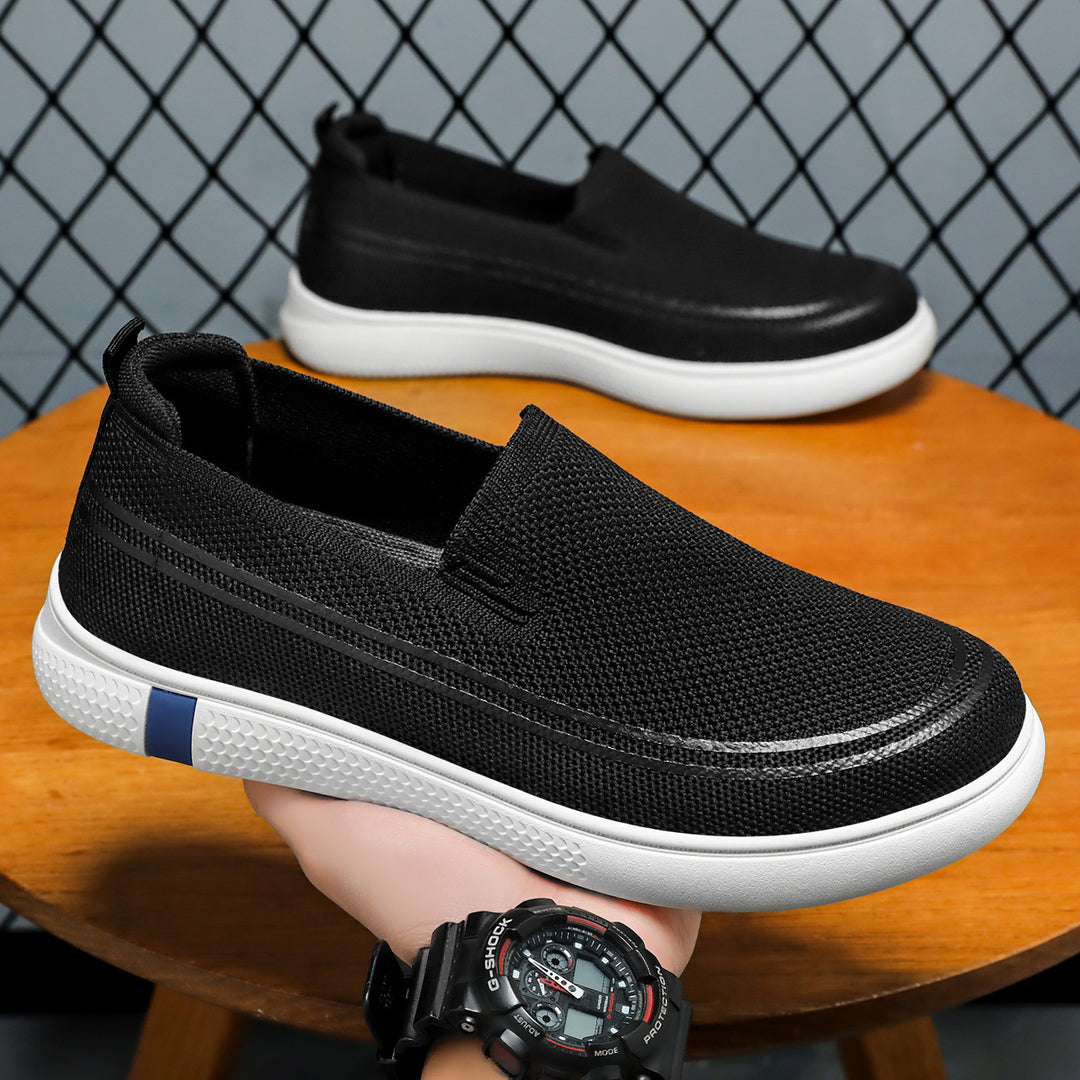 Damen Atmungsaktive Slip-On Freizeitschuhe mit flexiblem Einsatz R&B