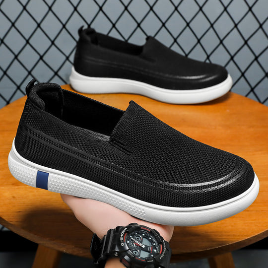 Damen Atmungsaktive Slip-On Freizeitschuhe mit flexiblem Einsatz R&B