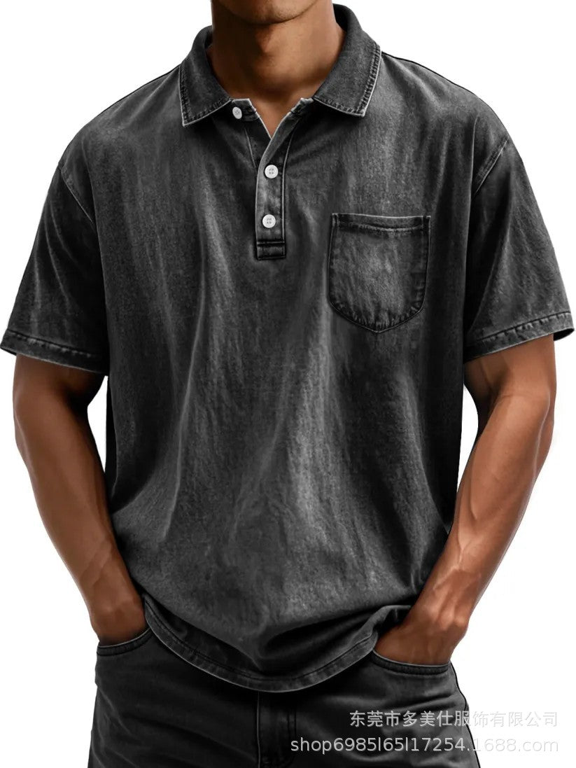 R&B | Button-Down-Hemd mit Revers