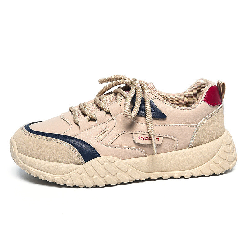 Damen Sportliche Lifestyle Sneakers mit rutschfester Laufsohle und atmungsaktiver Obermaterialstruktur R&B