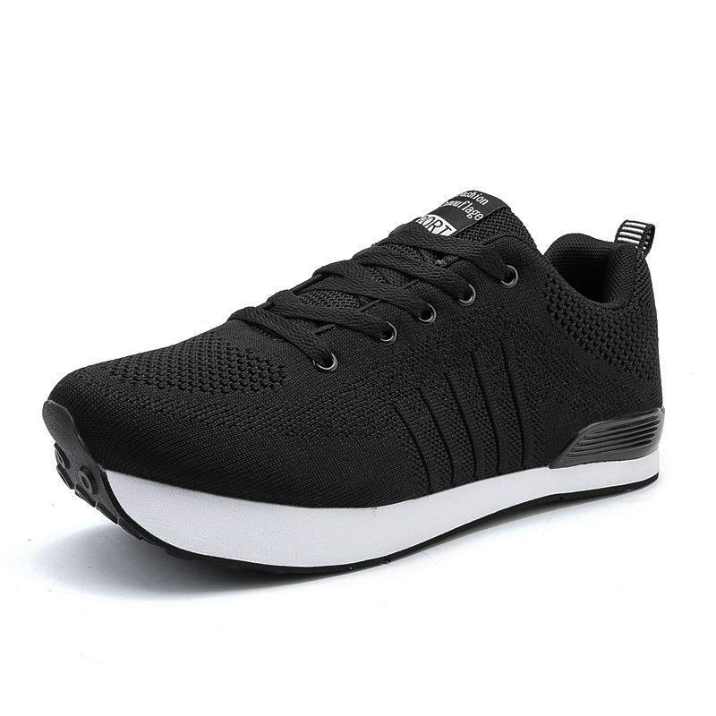 Damen Sportliche Leichtgewicht Sneaker mit atmungsaktiver Mesh-Oberfläche und dämpfendem Fußbett