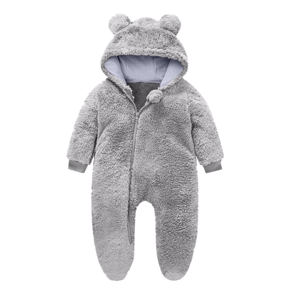 Kleinkind Fleece Overall mit Bärenohren R&B
