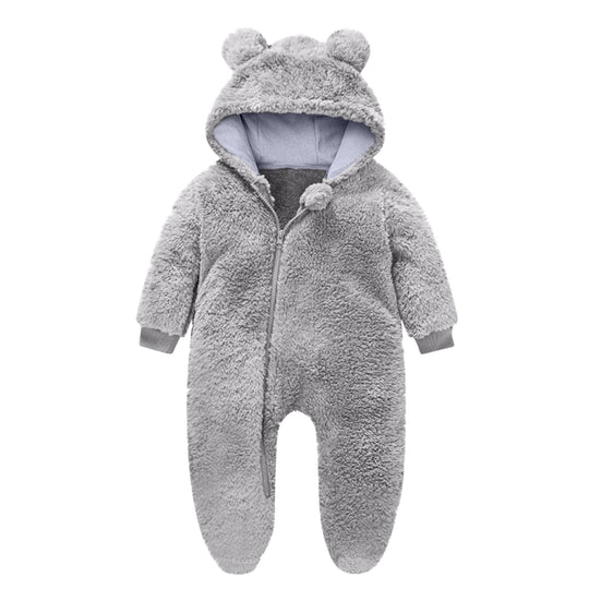 Kleinkind Fleece Overall mit Bärenohren R&B
