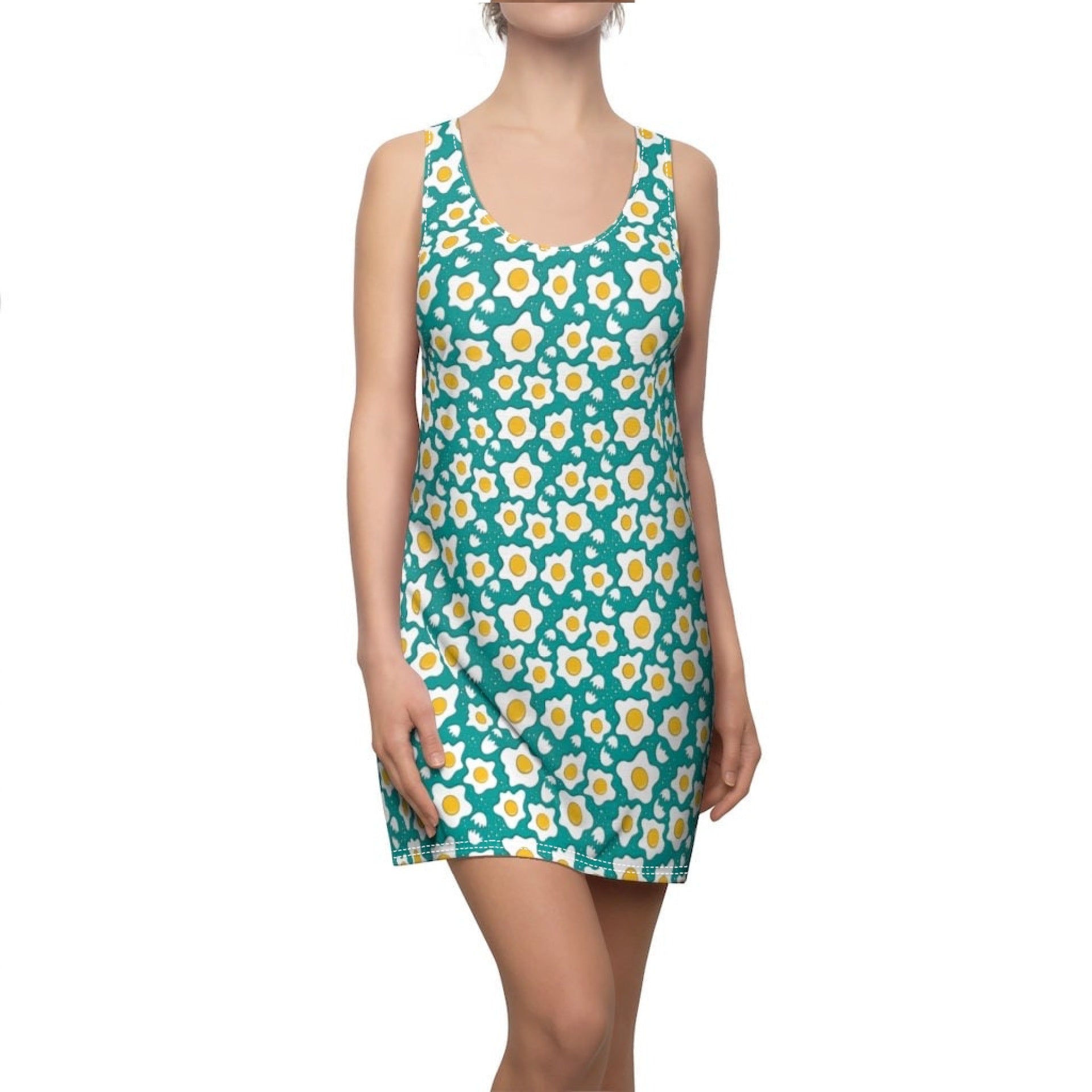 Damen Sommerkleid im kunterbunten Korallenmuster R&B