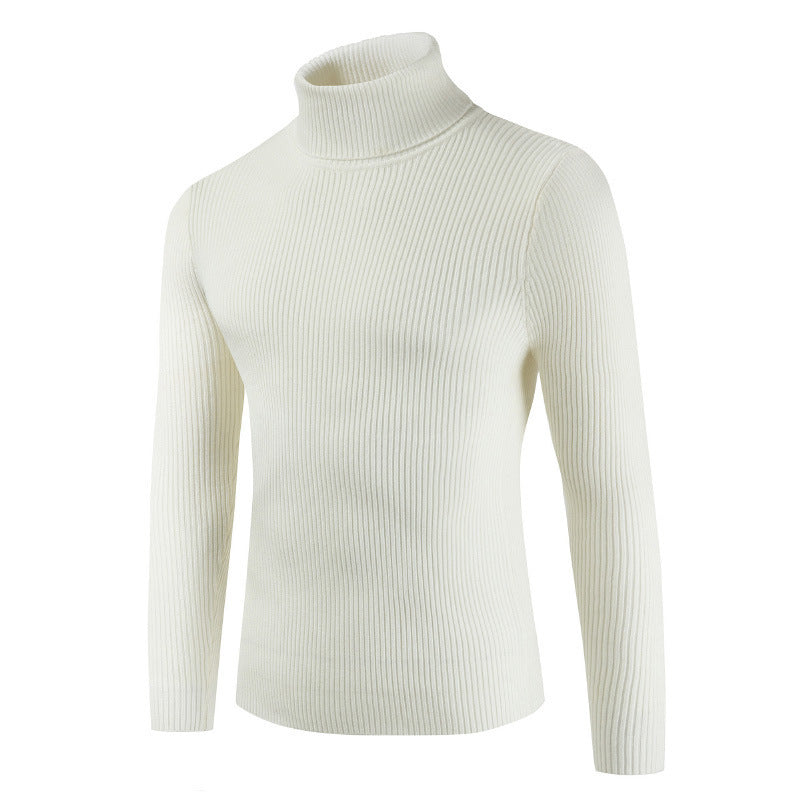 Damen Rollkragenpullover aus gehäkeltem Strick R&B